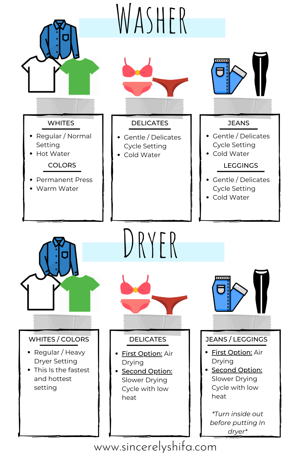 How Often You Should Wash Everything - The Ultimate Laundry Check List